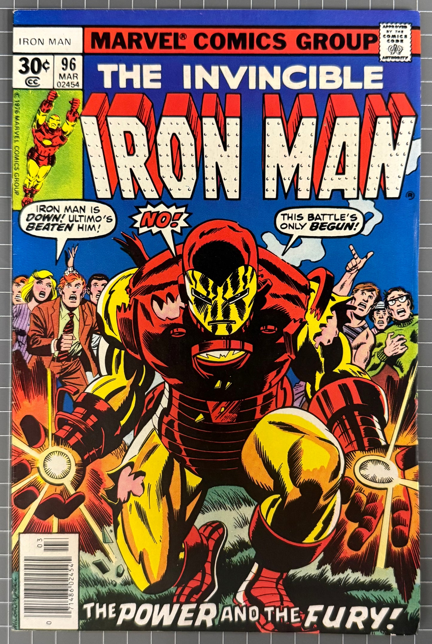 THE INVINCIBLE IRON MAN #96 [MARVEL COMICS] 1977 VF