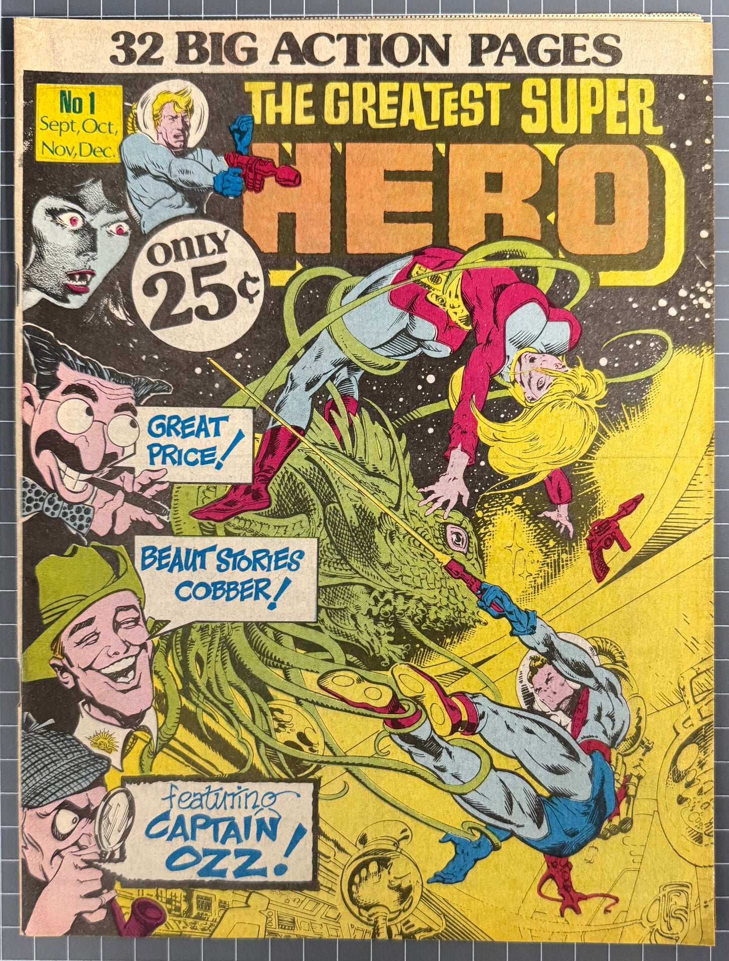 THE GREATEST SUPER HERO #1 [LIMITLESS R RAE PRODUCTIONS] AUSTRALIAN COMIC 1981