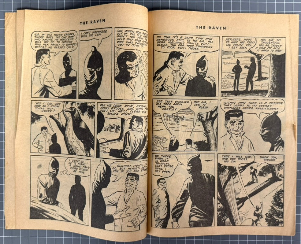 THE RAVEN #5 [YOUNG'S MERCHANDISING CO.] AUSTRALIAN *PAUL WHEELAHAN* COMIC 1962