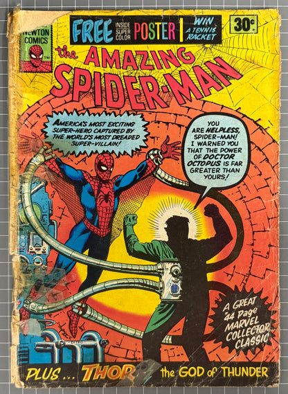 🔑 THE AMAZING SPIDER-MAN #3 [NEWTON COMICS] 1ST APP. DR OCTOPUS AUSTRALIAN 1975