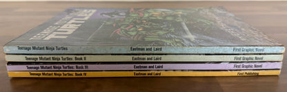 TEENAGE MUTANT NINJA TURTLES #1, 2, 3, 4 SET FIRST GRAPHIC NOVEL EASTMAN LAIRD 1988/89