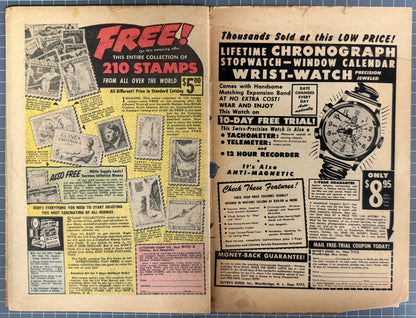 MISTER MYSTERY #16 [STANLEY MORSE] PRE-CODE HORROR BONDAGE ***RARE*** 1954 GD-