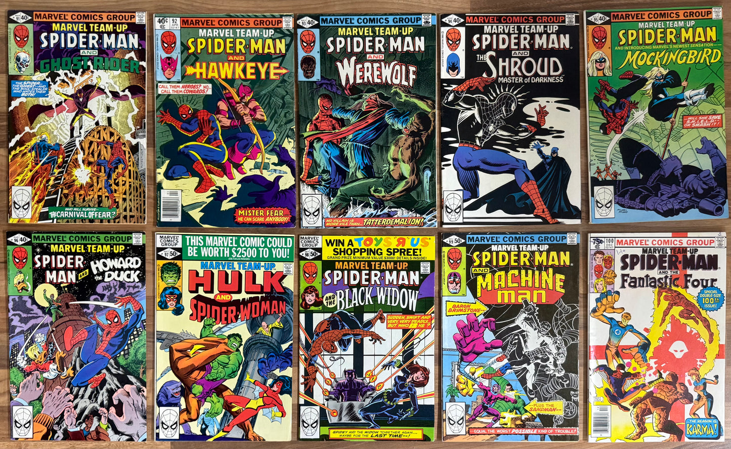 🔑 MARVEL TEAM-UP #1-150 + ANNUALS #1-7 COMPLETE SERIES 1972
