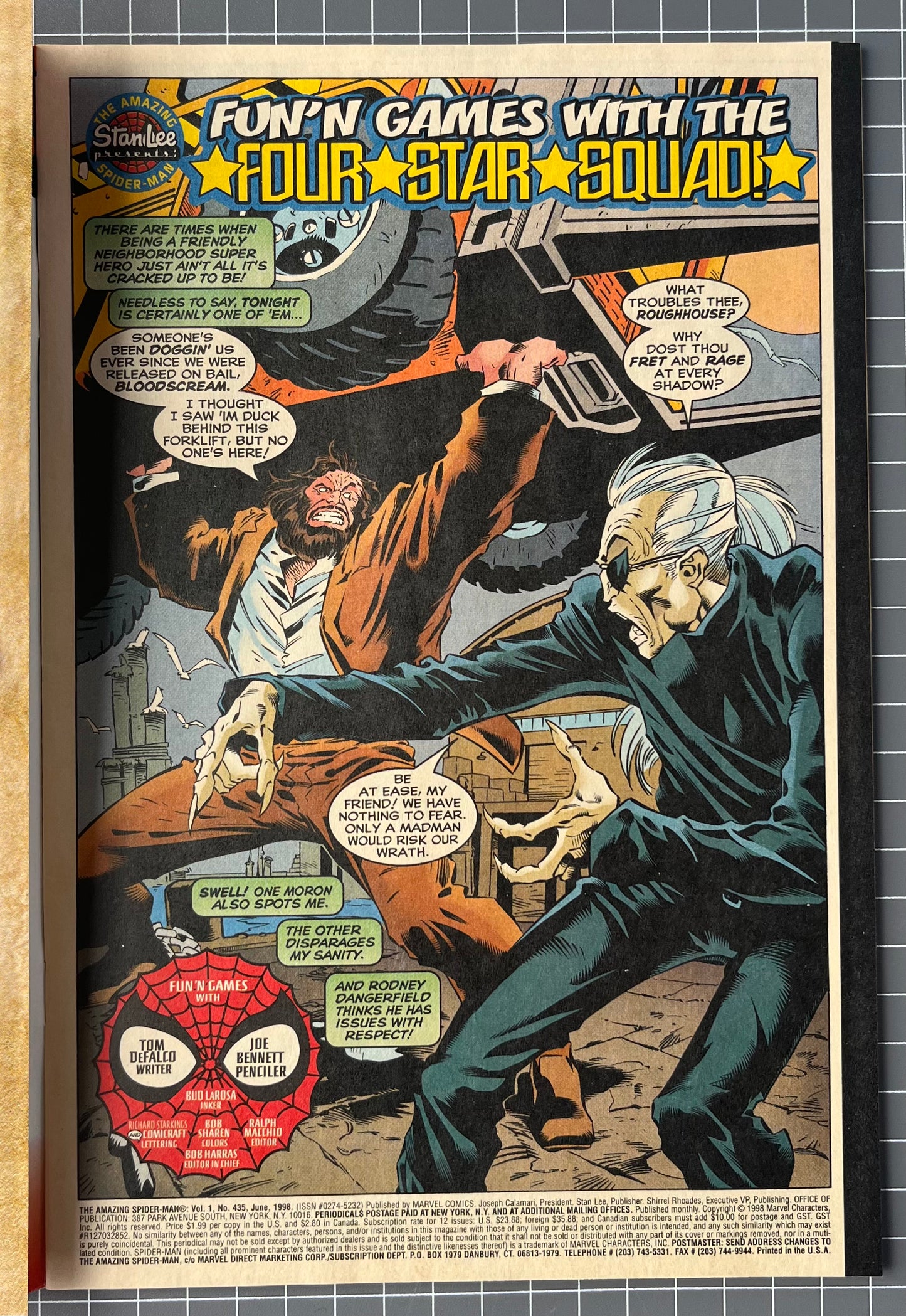 THE AMAZING SPIDER-MAN #435 [MARVEL COMICS] DIRECT 1998 VF