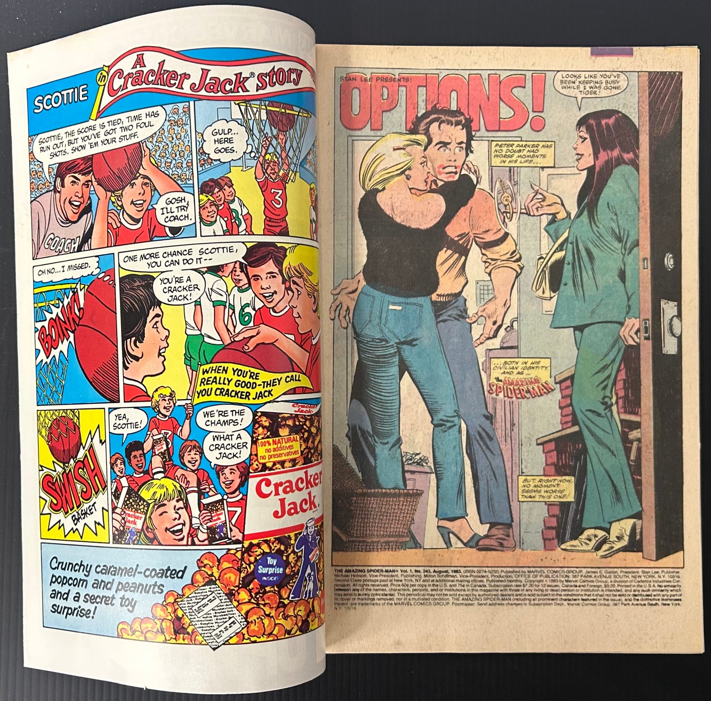 AMAZING SPIDER-MAN #243 [MARVEL COMICS] DIRECT 1983 VF/NM