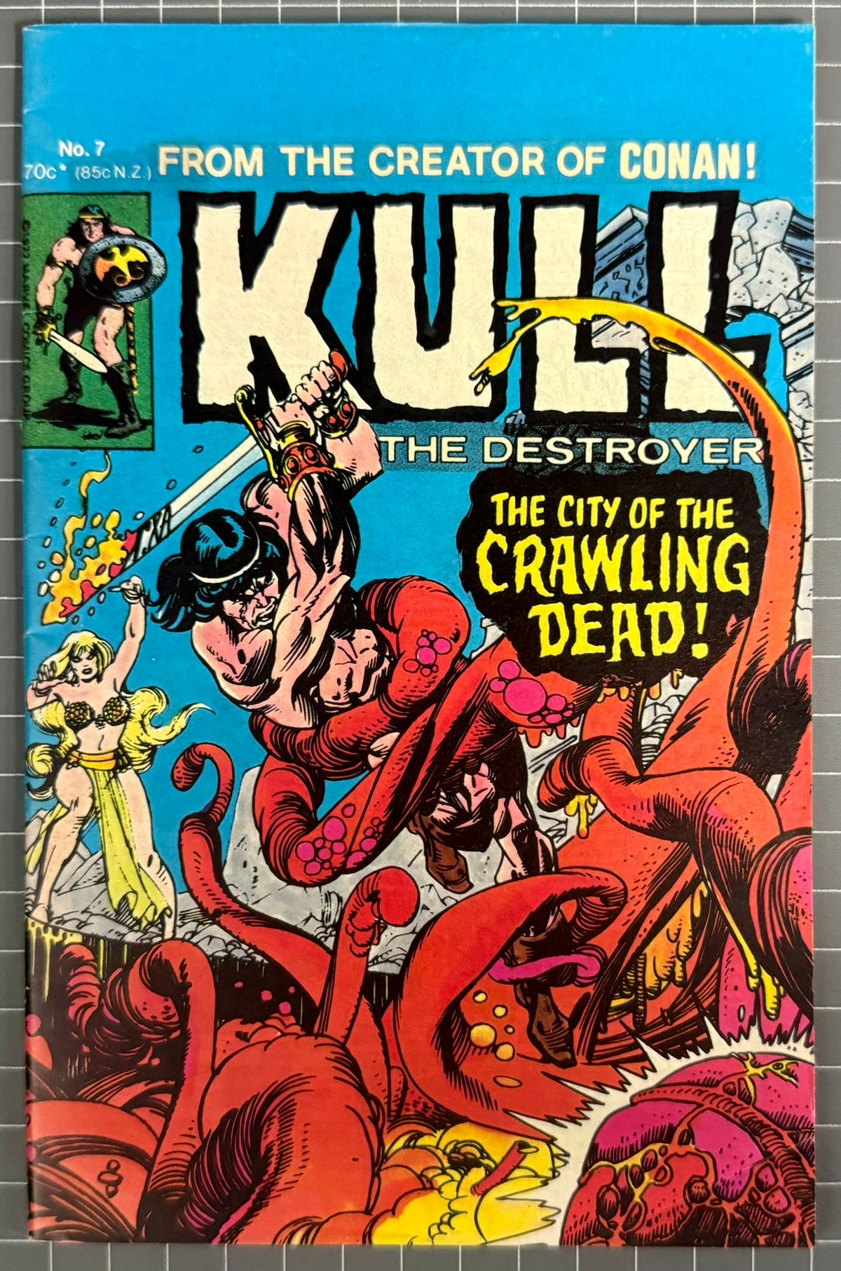 KULL THE DESTROYER #7 [YAFFA PUBLISHING] AUSTRALIAN MARVEL DIGEST COMIC 1982
