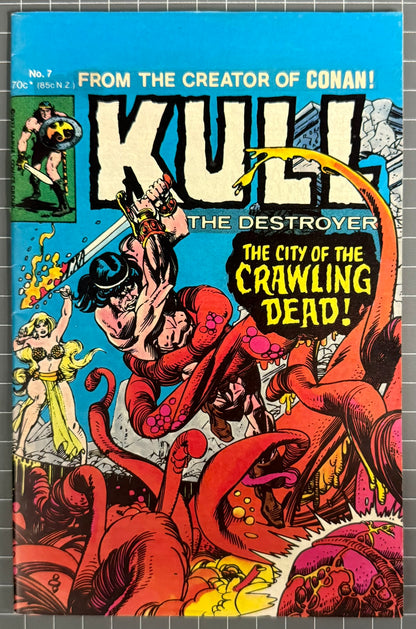 KULL THE DESTROYER #7 [YAFFA PUBLISHING] AUSTRALIAN MARVEL DIGEST COMIC 1982