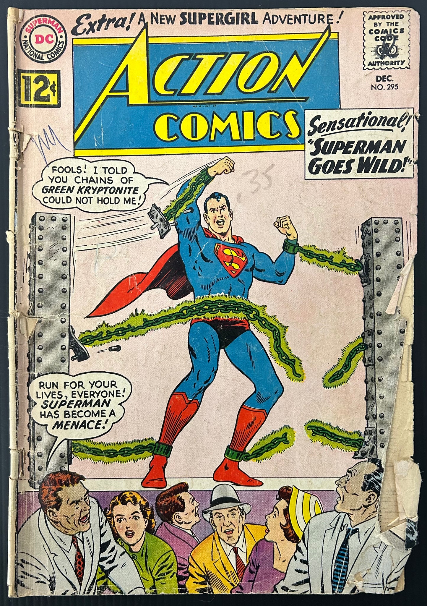 ACTION COMICS #295 [DC COMICS] DIRECT 1962 FR/GD