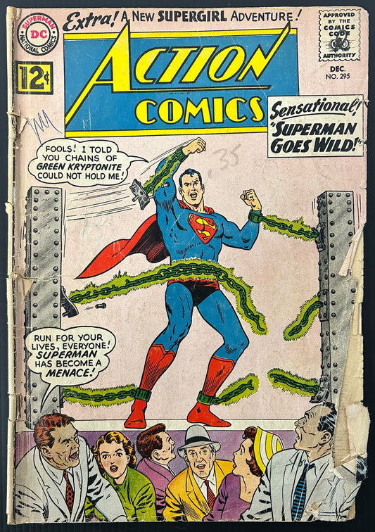 ACTION COMICS #295 [DC COMICS] DIRECT 1962 FR/GD