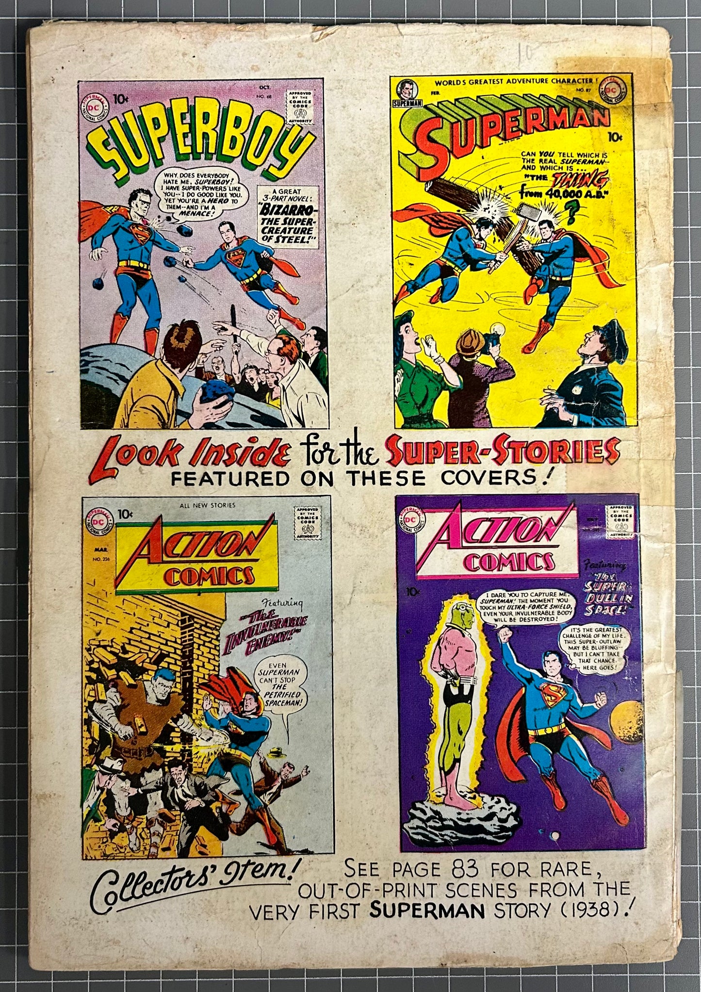 GIANT SUPERMAN ANNUAL #2 [DC COMICS] DIRECT 1960 GD-