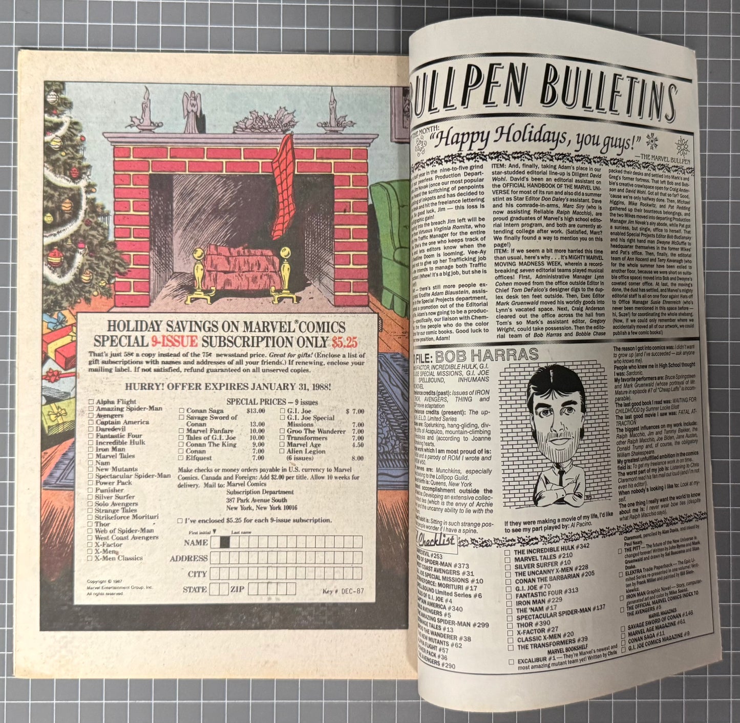 🔑 THE AMAZING SPIDER-MAN #299 [MARVEL COMICS] DIRECT 1988 VG+