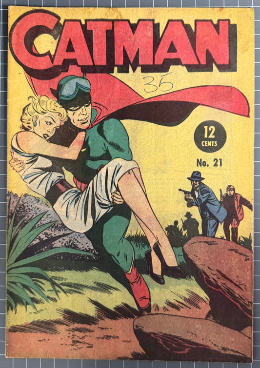 CATMAN #21 [PAGE PUBLICATIONS] AUSTRALIAN COMIC 1967