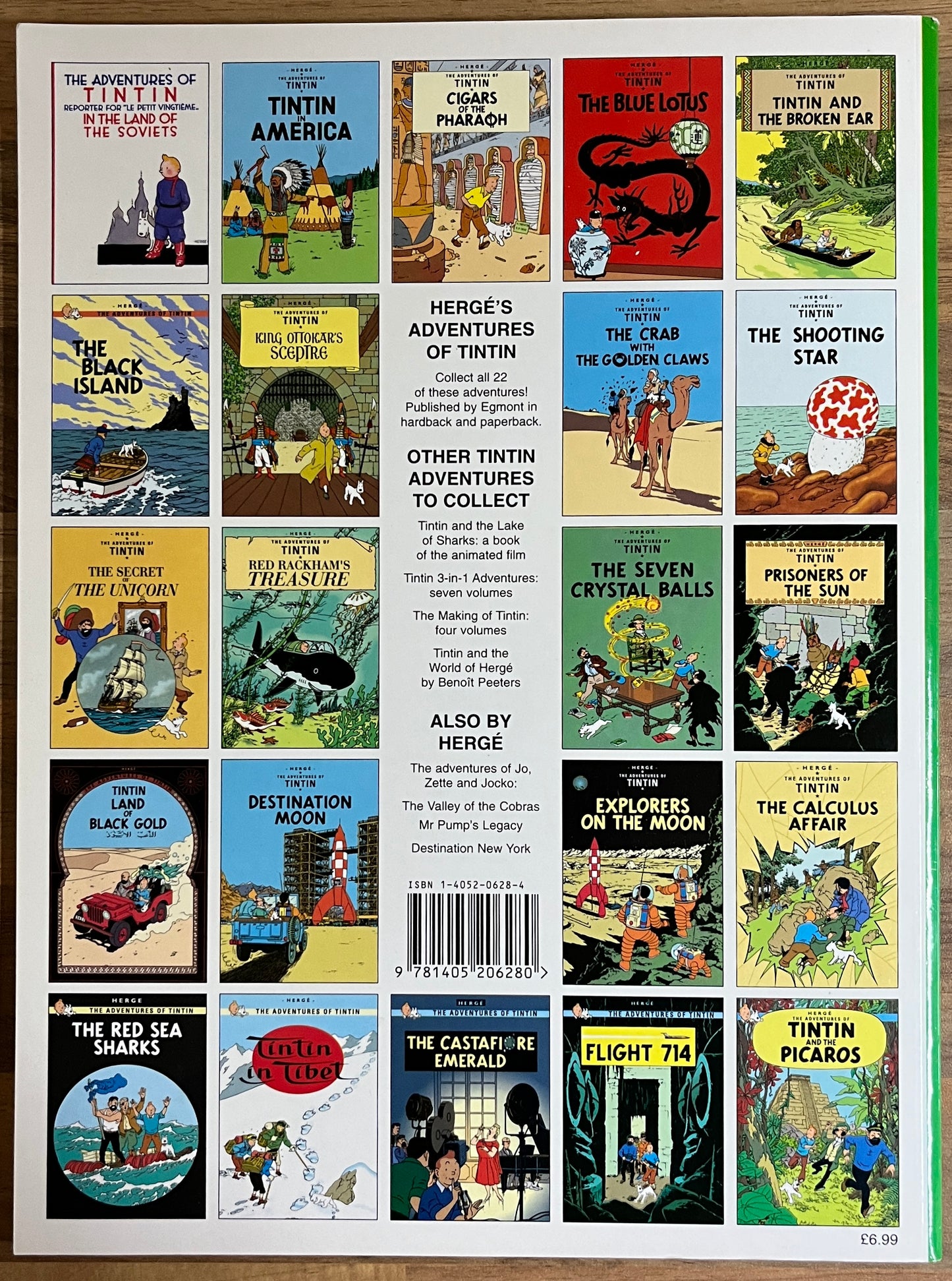 Adventures of Tintin: Explorers of the Moon by Herge (Egmont Edition 2002)