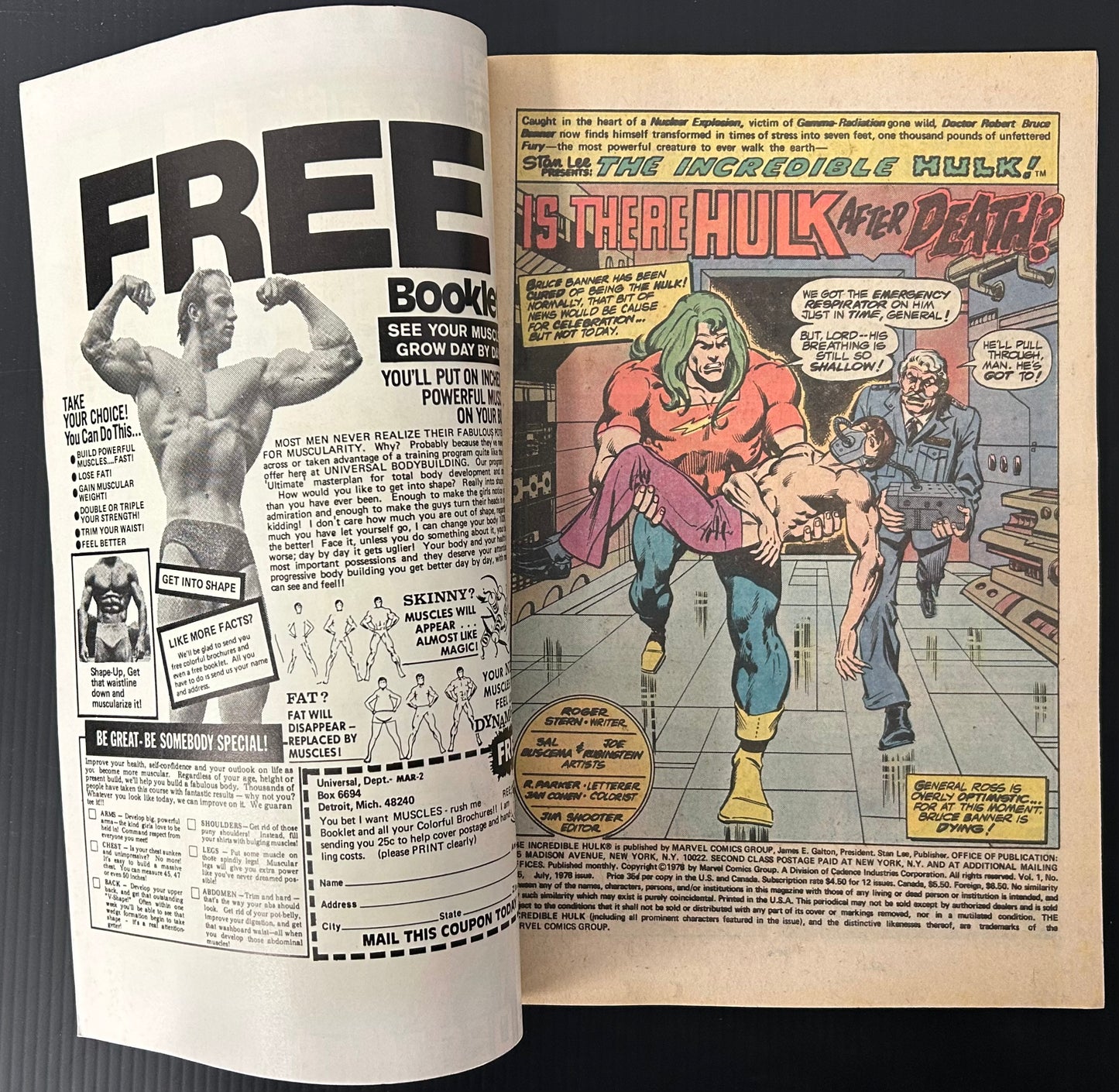 THE INCREDIBLE HULK #225 [MARVEL COMICS] NEWSSTAND 1978 VF+