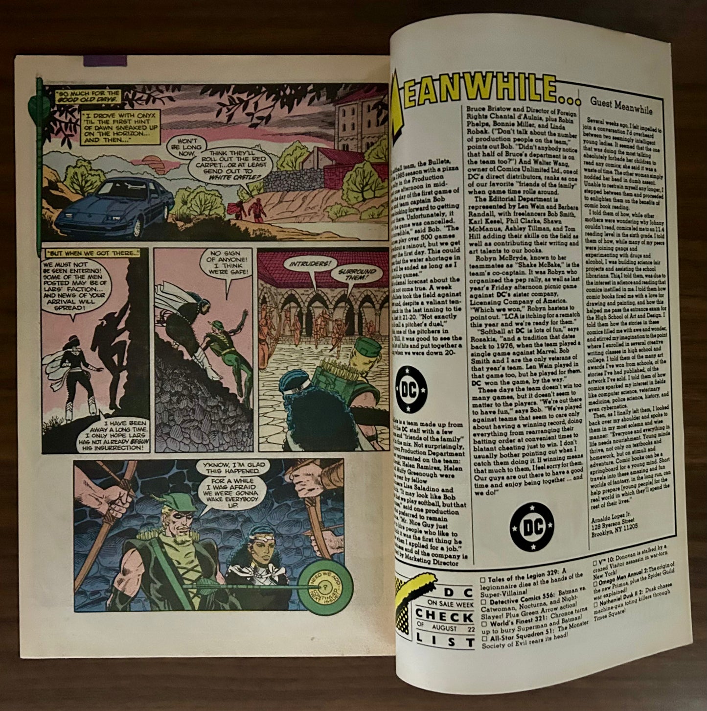 DETECTIVE COMICS #556 [DC COMICS] NEWSSTAND 1985 FN/VF