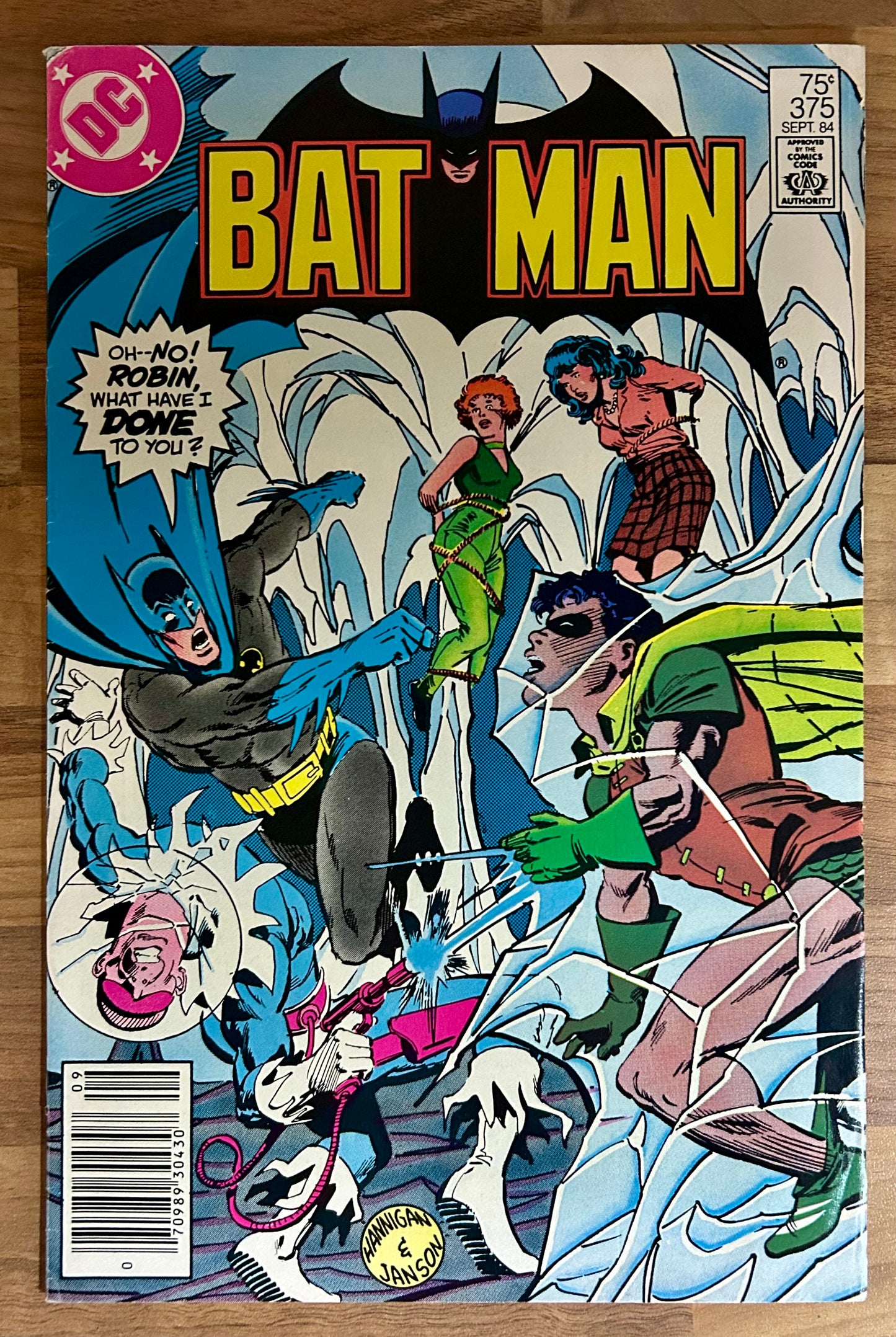 BATMAN #375 [DC COMICS] NEWSSTAND 1984 FN/VF