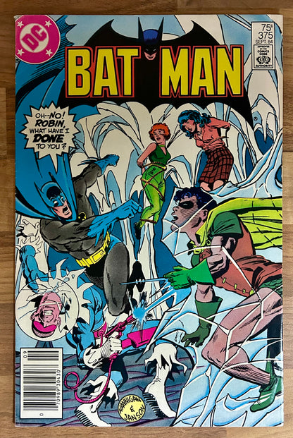 BATMAN #375 [DC COMICS] NEWSSTAND 1984 FN/VF