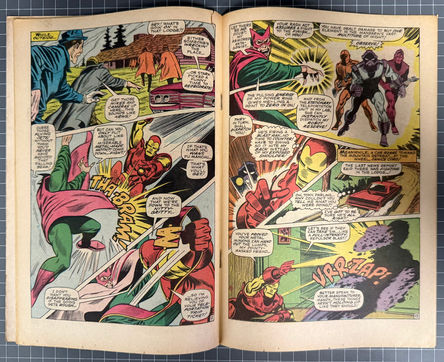 IRON MAN #11 [MARVEL COMICS] DIRECT 1971 FN