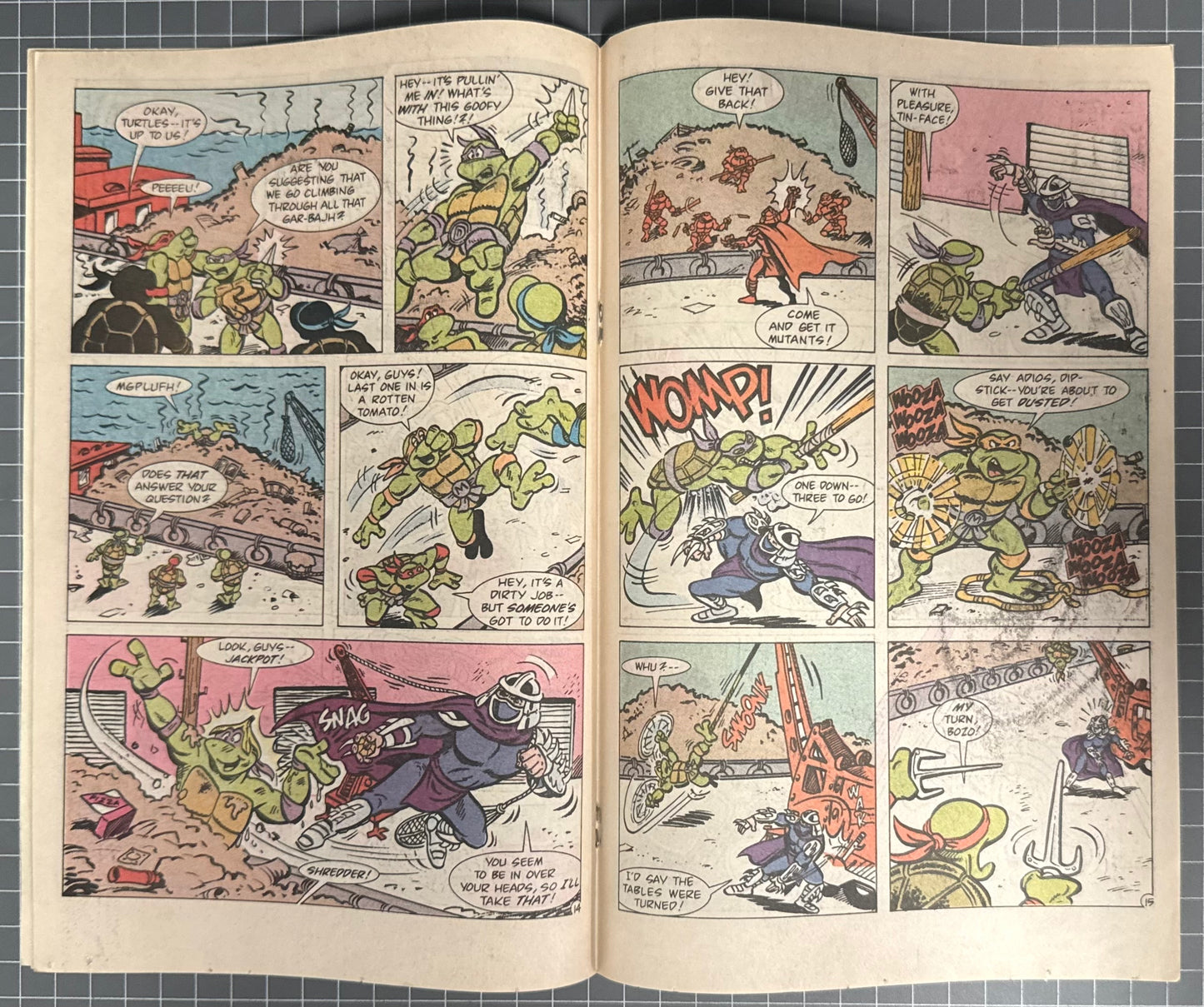 TEENAGE MUTANT NINJA TURTLES ADVENTURES #3 [ARCHIE COMICS] 3RD PRINT 1989 VG/FN