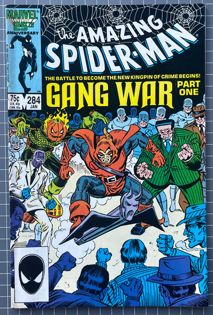 THE AMAZING SPIDER-MAN #284 [MARVEL COMICS] DIRECT 1987 FN/VF