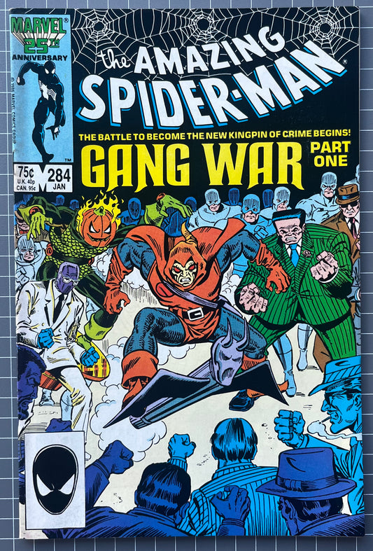 THE AMAZING SPIDER-MAN #284 [MARVEL COMICS] DIRECT 1987 FN/VF