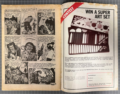 TALES OF HORROR DRACULA #5 + POSTER [NEWTON COMICS] AUSTRALIAN 1975