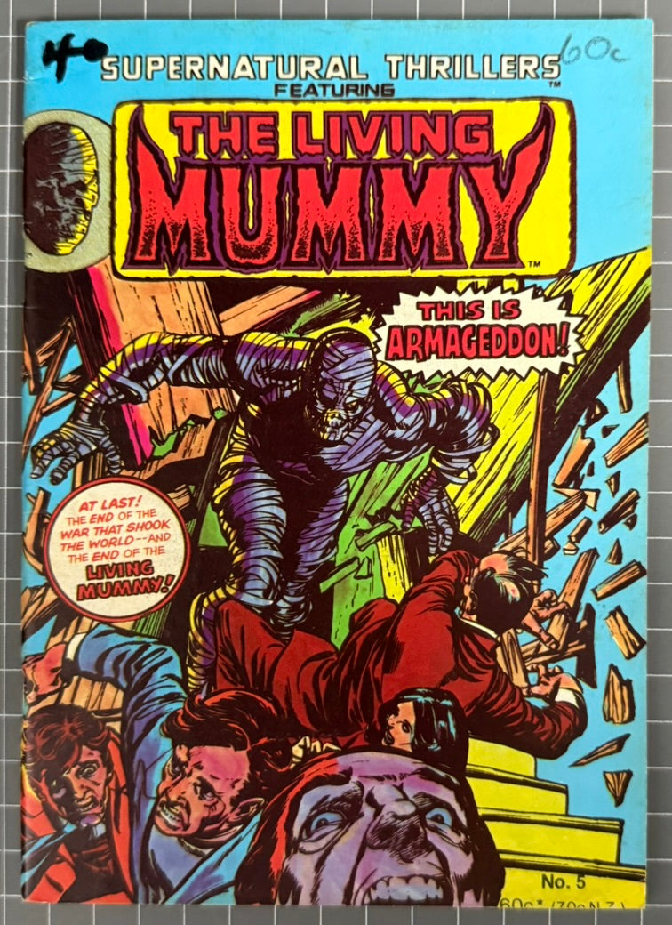 SUPERNATURAL THRILLERS #5 [YAFFA PUBLISHING] AUSTRALIAN MARVEL DIGEST COMIC 1980