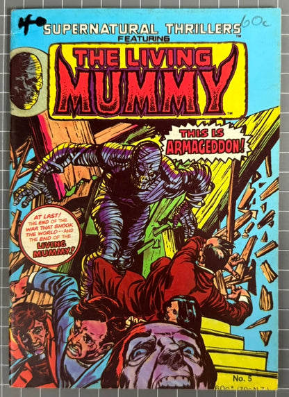 SUPERNATURAL THRILLERS #5 [YAFFA PUBLISHING] AUSTRALIAN MARVEL DIGEST COMIC 1980