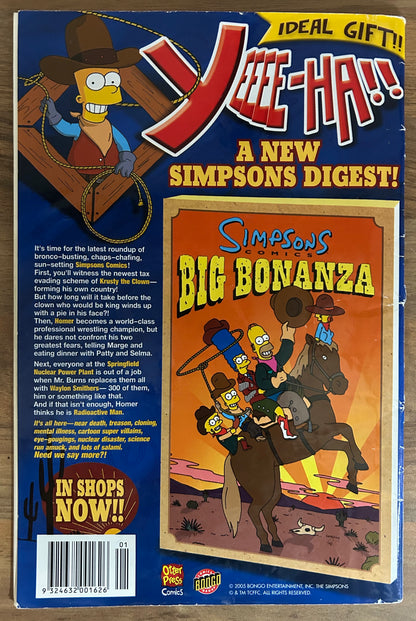 SIMPSONS SUPER SPECTACULAR #1 [OTTO PRESS] AUSTRALIAN COMIC REPRINT 2010 VG