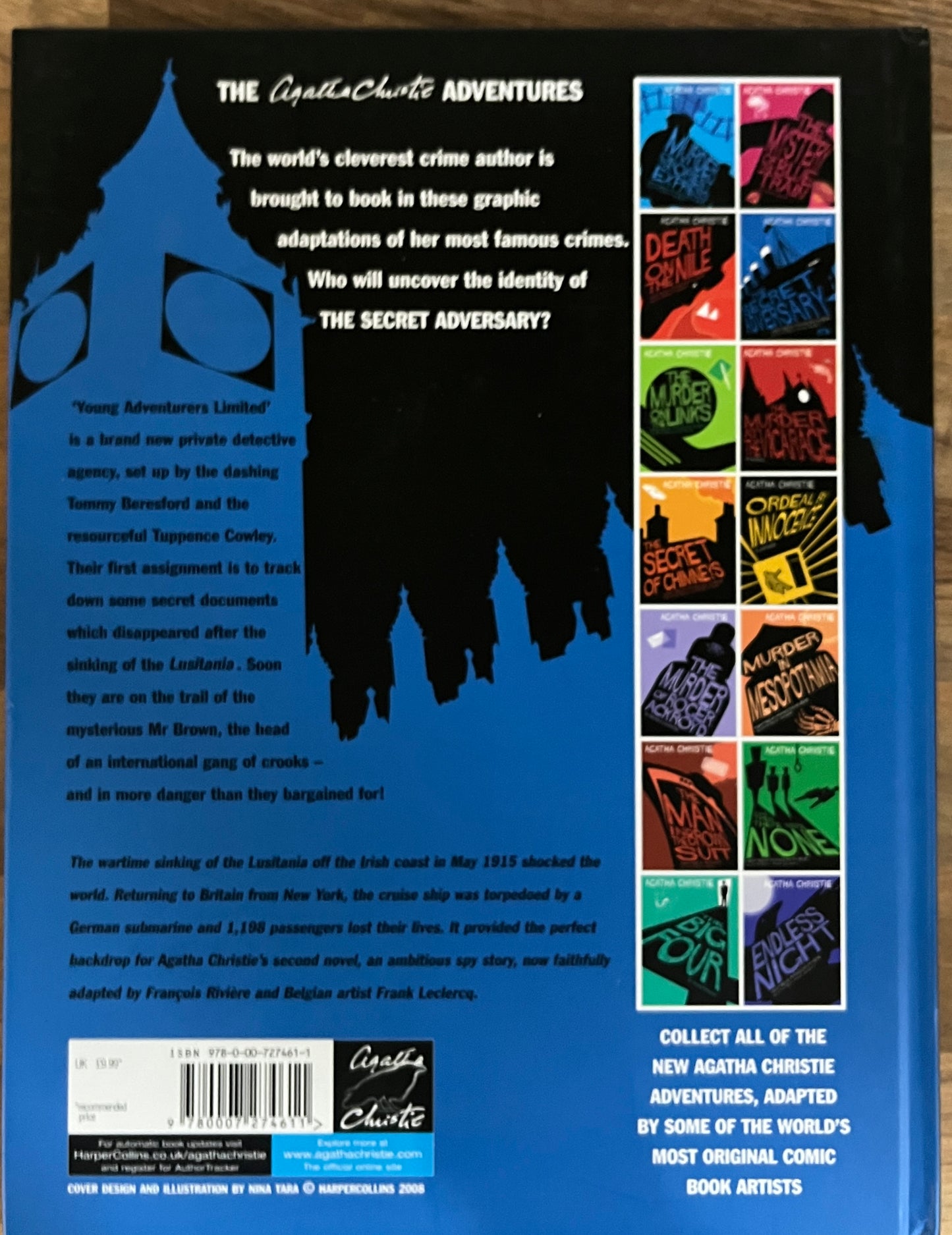 Agatha Christie: The Secret Adversary, Graphic Novel Adapted by Francois Riviere, Illus. Frank Leclercq