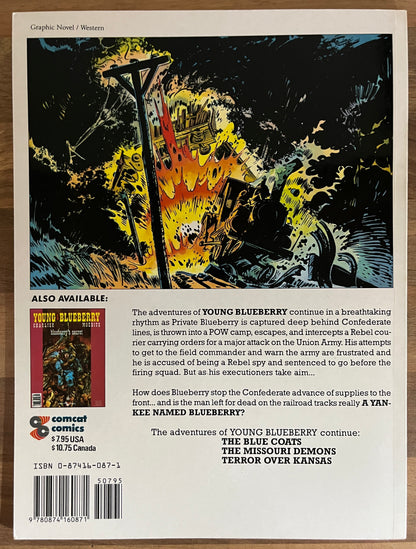 Young Blueberry, Volume 2: A Yankee Named Blueberry by Charlier & Moebius, 1990, First Print