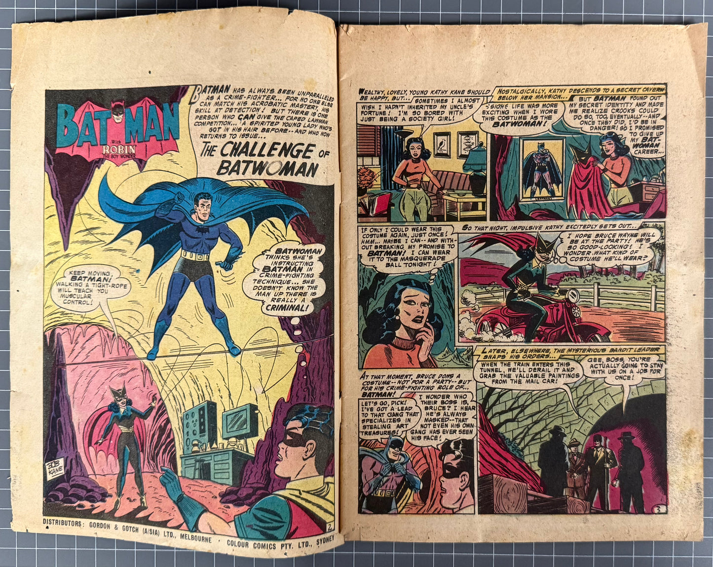 BATMAN #85 [COLOUR COMICS] AUSTRALIAN PRE-DECIMAL *SCARCE* 1957