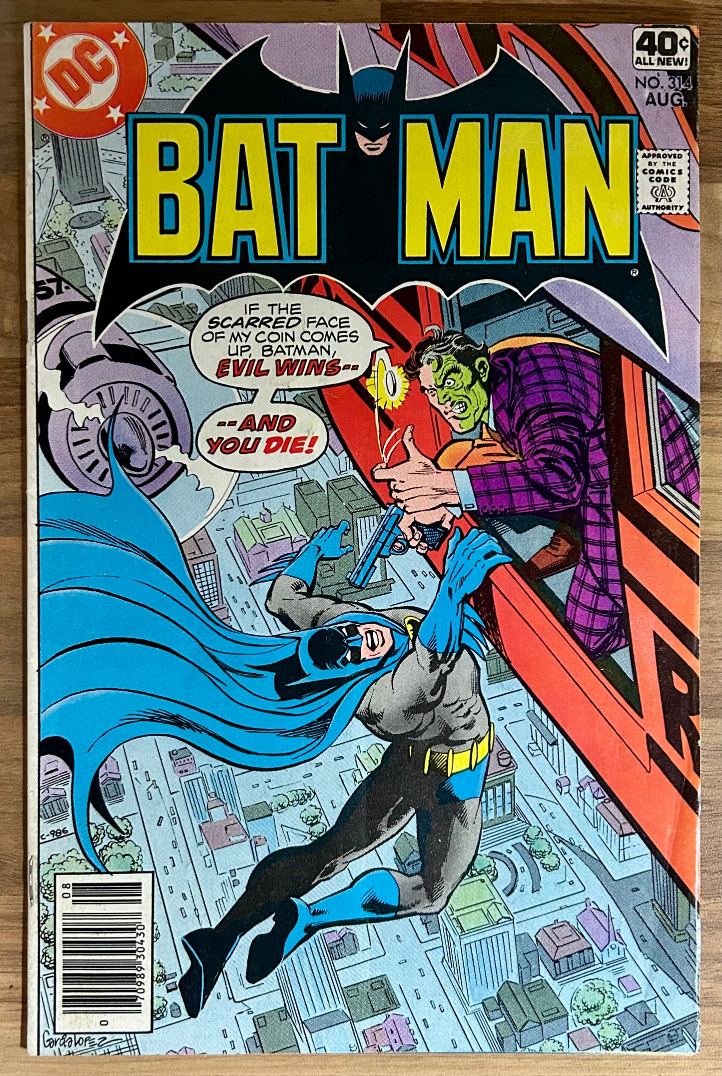 BATMAN #314 [DC COMICS] NEWSSTAND 1979 FN+