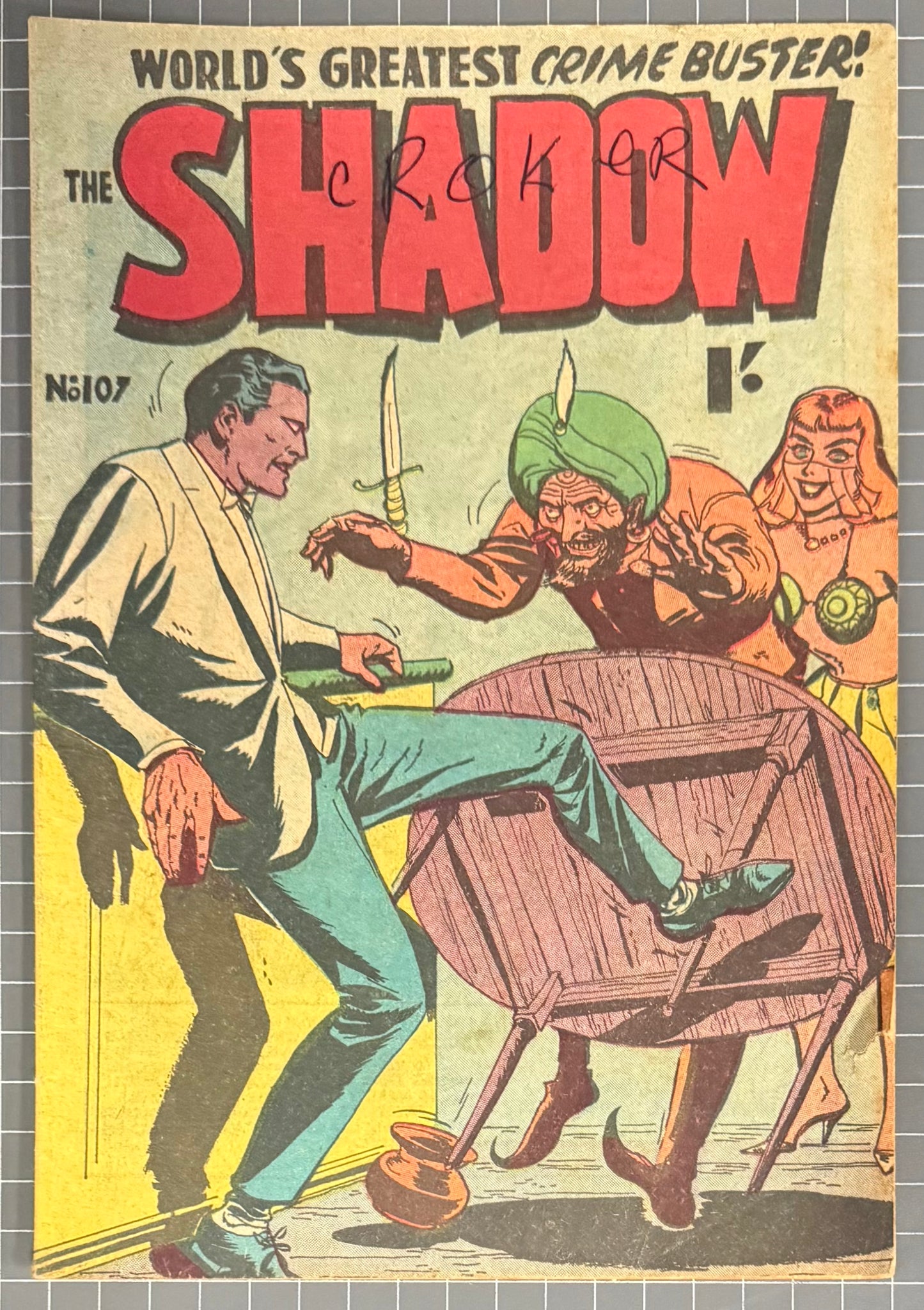 THE SHADOW #107 [TRICHO] AUSTRALIAN PRE-DECIMAL COMIC 1963