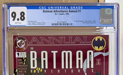 🔑 THE BATMAN ADVENTURES ANNUAL #1 CGC 9.8 [DC] *HARLEY QUINN, JOKER* COMIC 1994