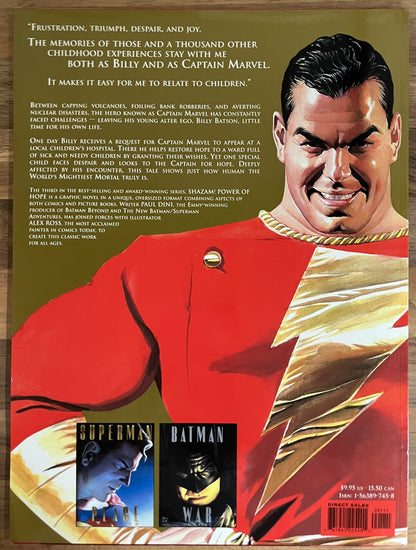 Shazam! Power of Hope Treasury Edition Comic Book-  Paul Dini, Alex Ross, 2000 DC