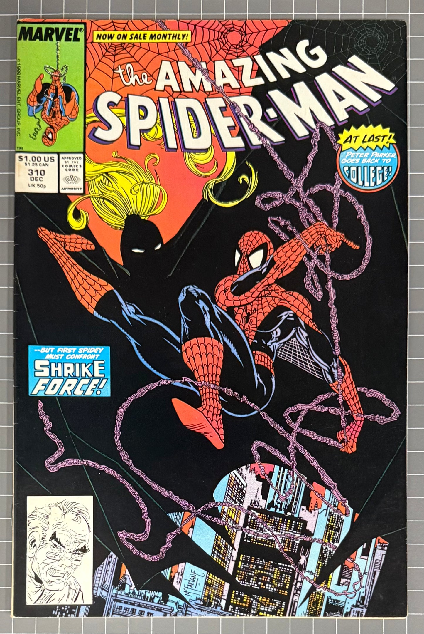 THE AMAZING SPIDER-MAN #310 [MARVEL COMICS] *TODD MCFARLANE COVER* 1988 VF