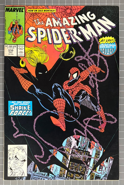 THE AMAZING SPIDER-MAN #310 [MARVEL COMICS] *TODD MCFARLANE COVER* 1988 VF