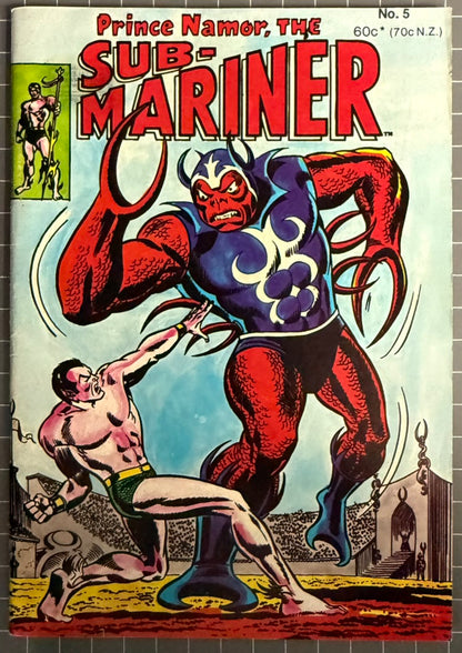 PRINCE NAMOR, THE SUB-MARINER #5 [YAFFA PUBLISHING] AUSTRALIAN COMIC 1980