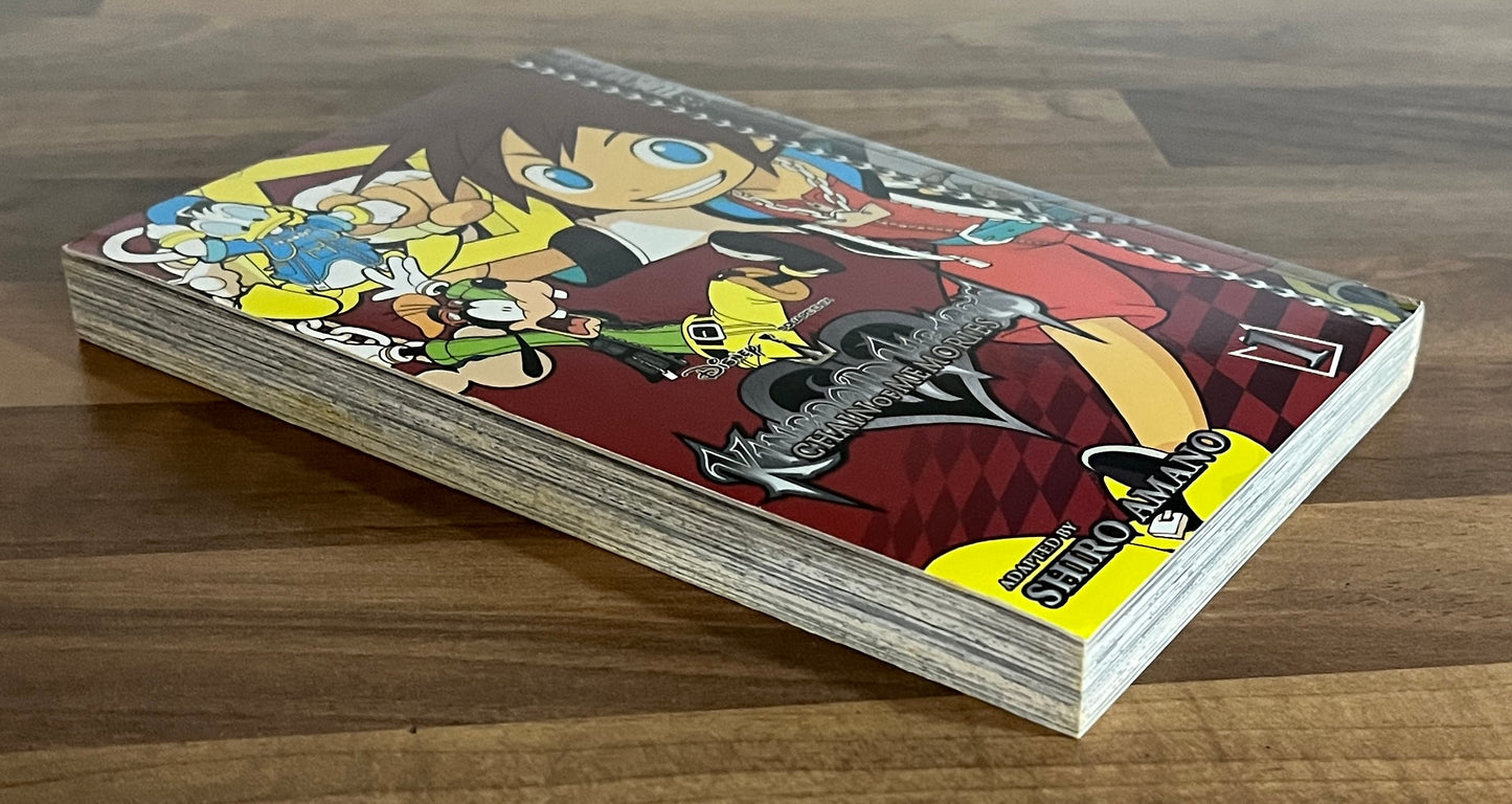 Kingdom Hearts: Chain of Memories Complete Series # 1, 2 + Slipcase Shiro Amano