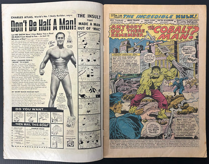 THE INCREDIBLE HULK #173 [MARVEL COMICS] DIRECT 1974 VG