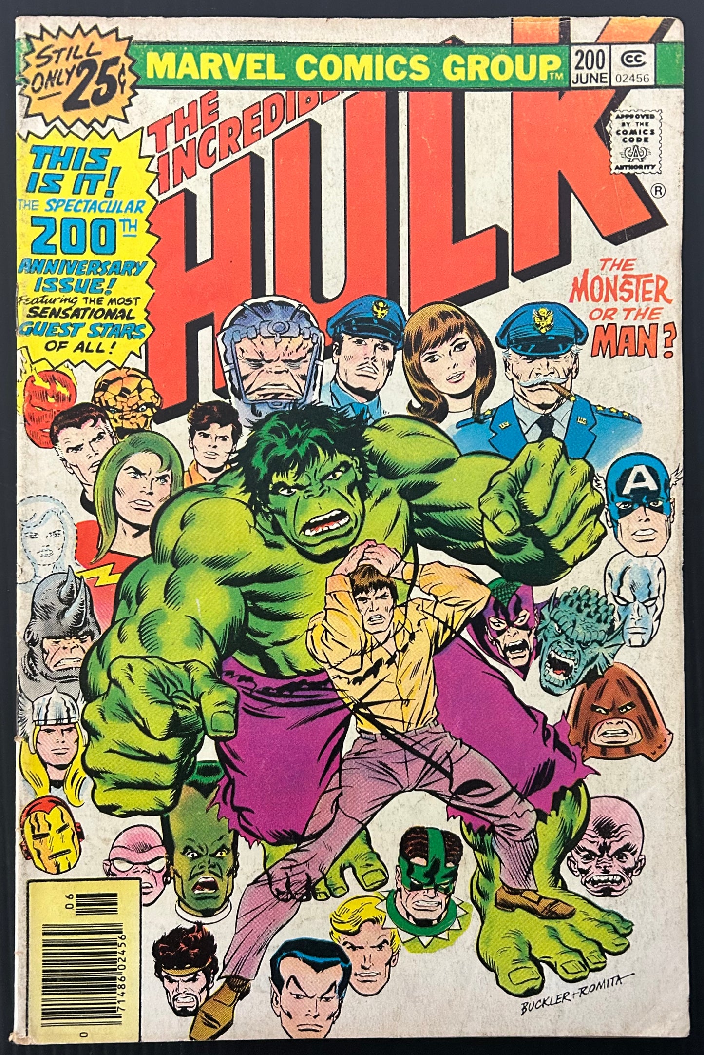 THE INCREDIBLE HULK #200 [MARVEL COMICS] DIRECT 1976 VG+