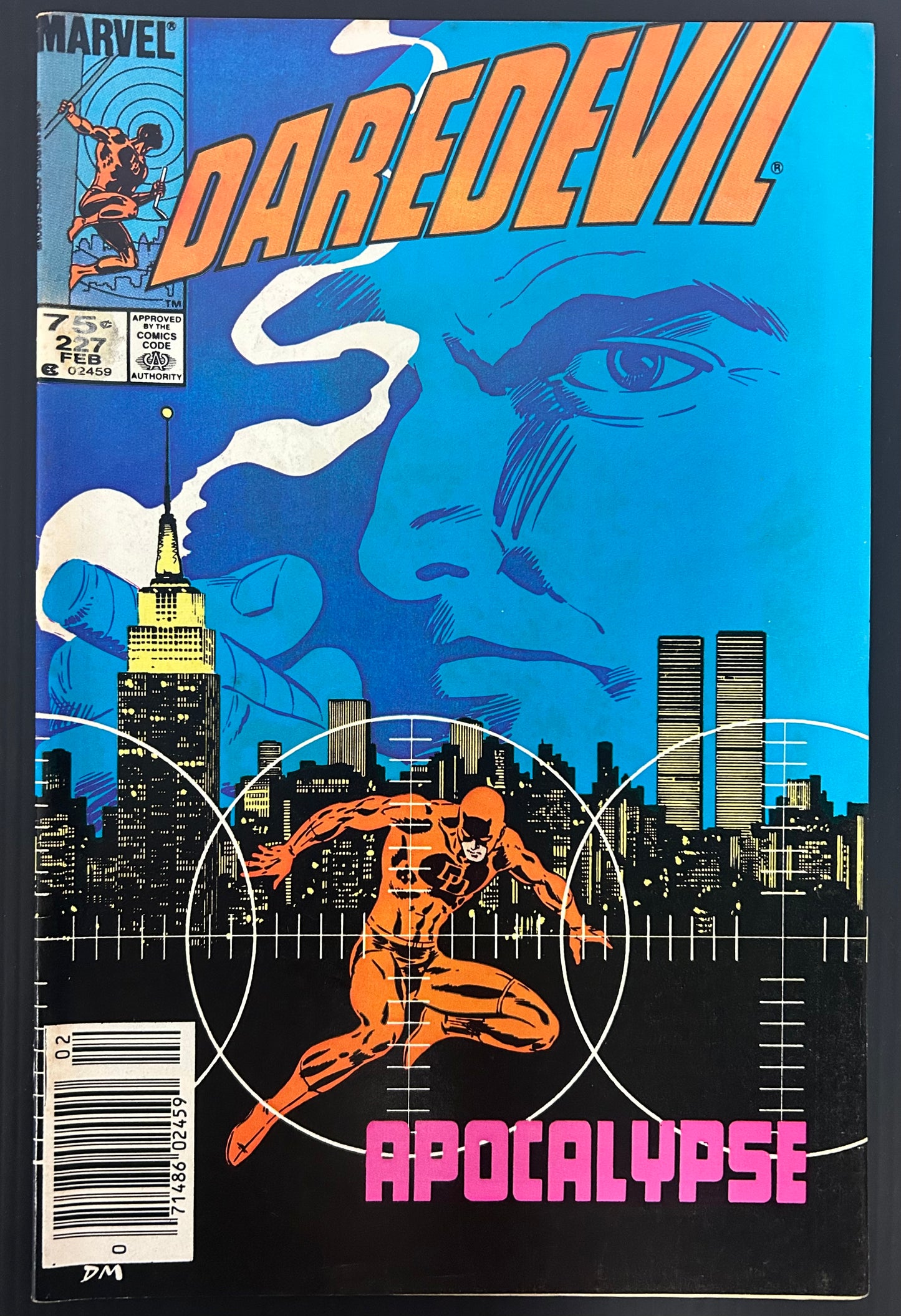 🔑 DAREDEVIL #227 [MARVEL COMICS] *KINGPIN REVEALS DAREDEVIL IDENTITY* 1986 VF-