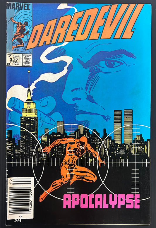 🔑 DAREDEVIL #227 [MARVEL COMICS] *KINGPIN REVEALS DAREDEVIL IDENTITY* 1986 VF-