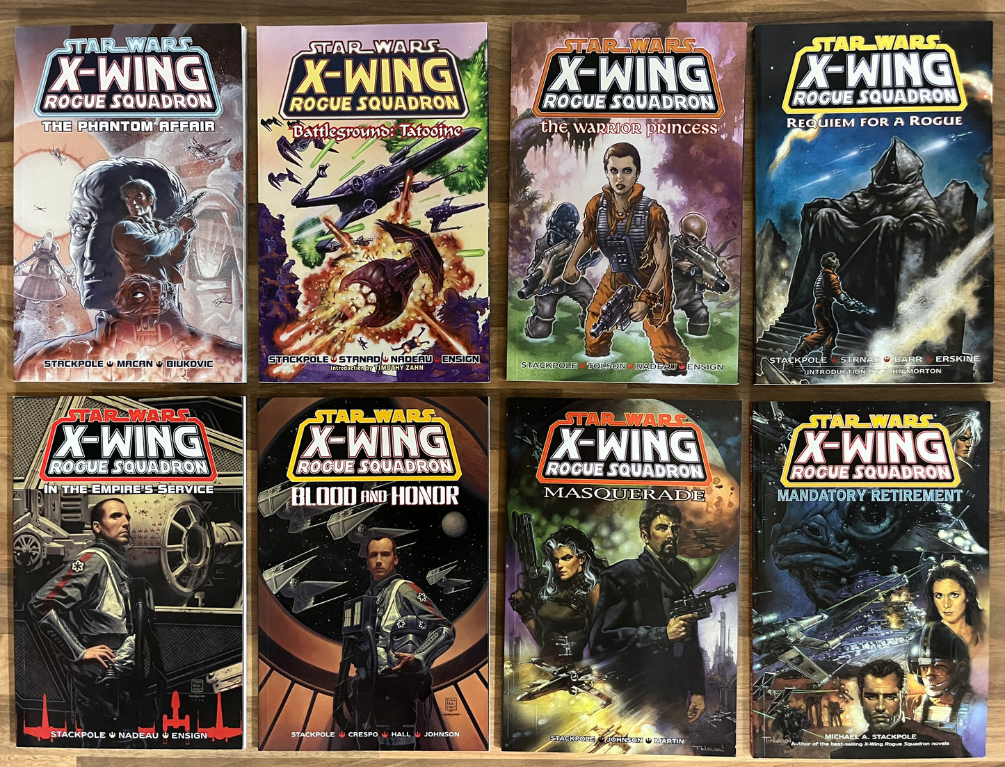 STAR WARS: 8 Volumes Complete X-Wing Rogue Squadron TPBs, 1st Prints *RARE*