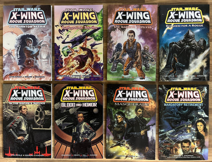 STAR WARS: 8 Volumes Complete X-Wing Rogue Squadron TPBs, 1st Prints *RARE*