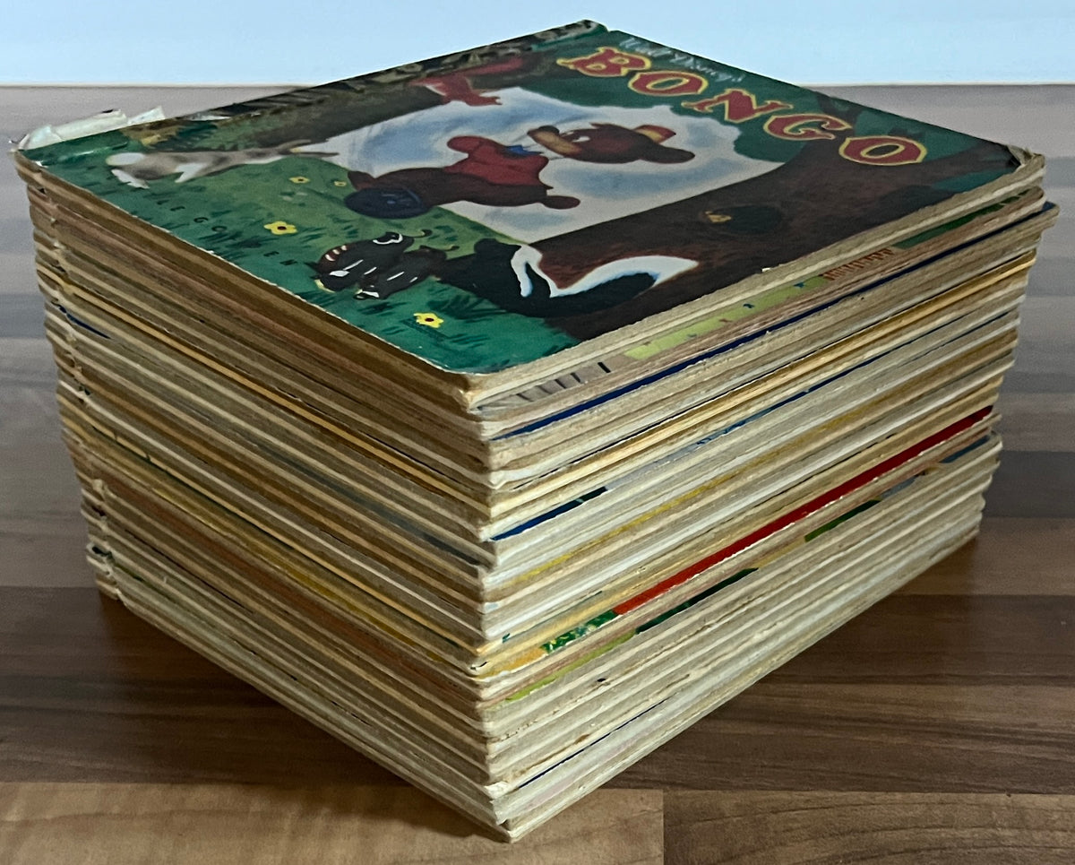 VINTAGE WALT DISNEY LITTLE GOLDEN BOOKS LOT OF 20 AUSTRALIAN HARDCOVER EDITIONS
