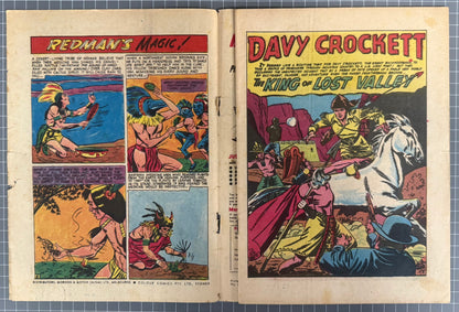 DAVY CROCKETT AND THE FRONTIER FIGHTERS #10 [COLOUR COMICS] AUSTRALIAN 1956
