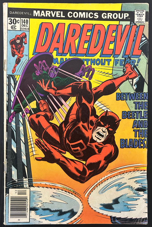 DAREDEVIL #140 [MARVEL COMICS] NEWSSTAND 1977 VG/FN