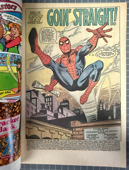 THE AMAZING SPIDER-MAN #227 [MARVEL COMICS] DIRECT 1982 VF+